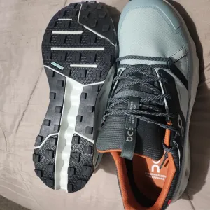 On Running Black and Gray Athletic Shoes for Performance