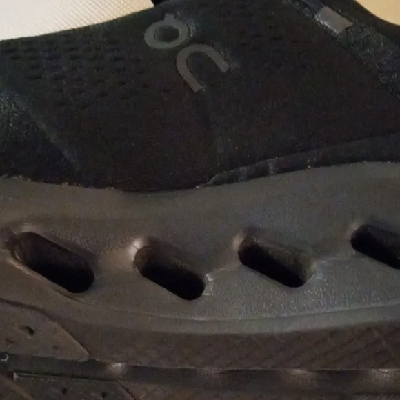 On Running Men's Cloudsurfer 2 Athletic Shoes - Black Sleek black athletic shoes