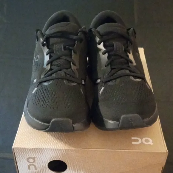 On Running Men's Cloudsurfer 2 Athletic Shoes - Black Sleek black athletic shoes