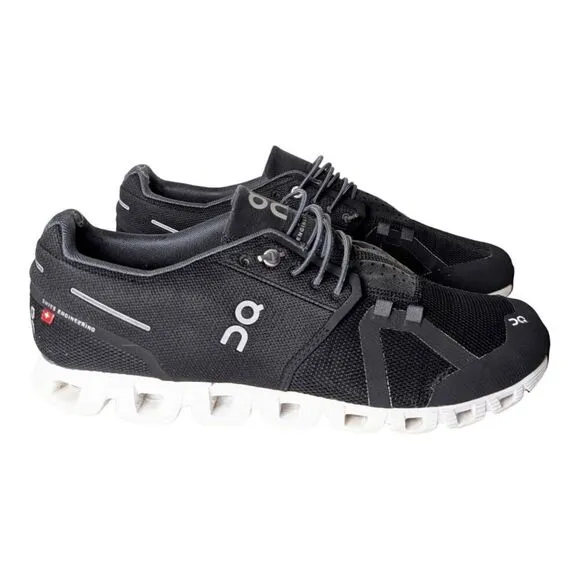 ON RUNNING Cloud 2.0 'Black White' Running Shoes Size 10