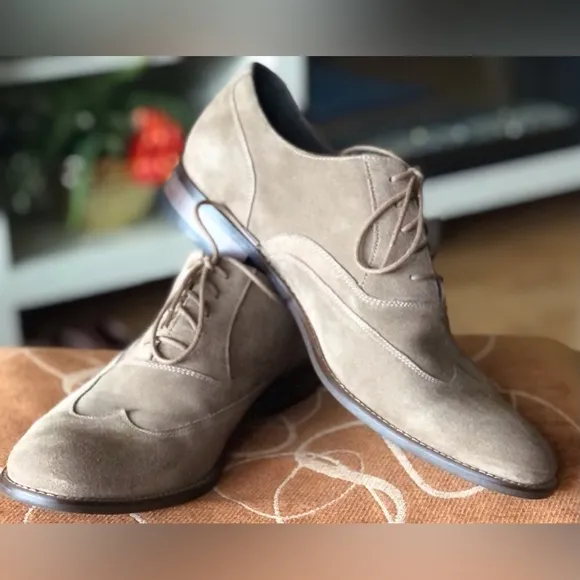 ON SALE NOW: JOHN VARVATOS suede Wingtip Oxfords