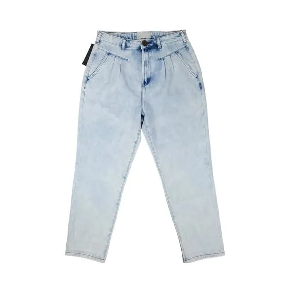 One Teaspoon Streetwalkers High Waist 80s Wide Leg in Florence Light Wash