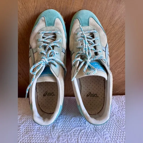Onitsuka Tiger Gantrai Japan Running Sneaker  Baby Blue Shoes Rare US Men 11