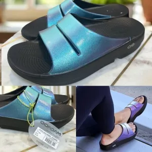 OOFOS OOcloog 00AHH LUXE ATLANTIS TECHNOLOGY Slip On Recovery Clog Men 9 Wome 11