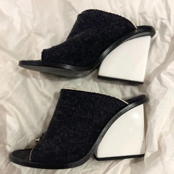 Opening Ceremony Felt Mules