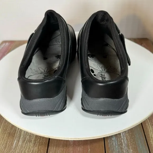 Orthopedic Clog Women's Size 8.5 - 9 Black  Leather Slip On Arch Support