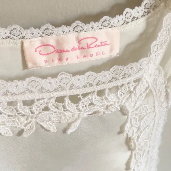 Oscar de la Renta Vintage slip nightie nightgown chemise lingerie