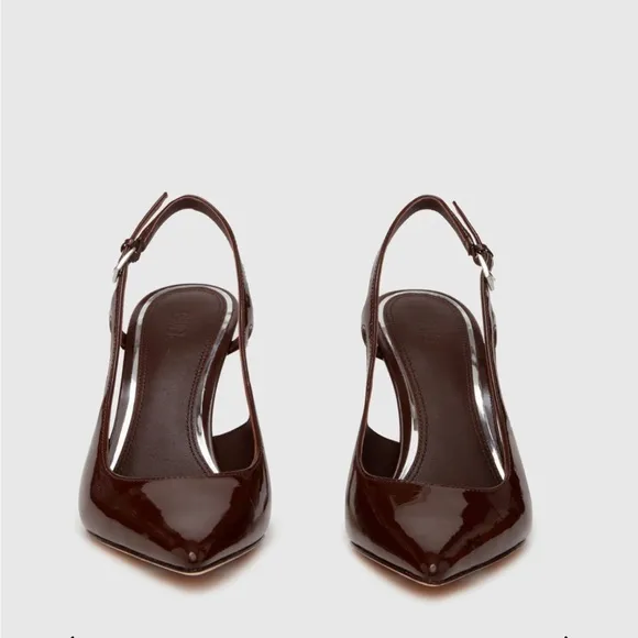 Paige Samara Slingback in Chocolate, Size: 6