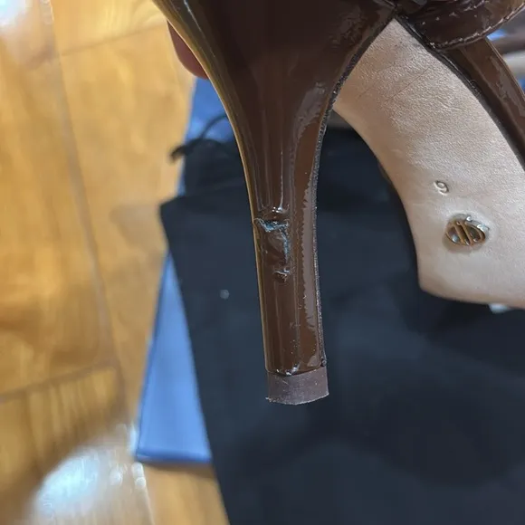 Paige Samara Slingback in Chocolate, Size: 6