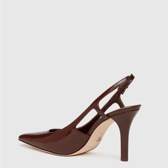 Paige Samara Slingback in Chocolate, Size: 6