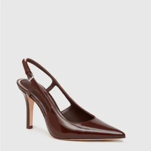 Paige Samara Slingback in Chocolate, Size: 6
