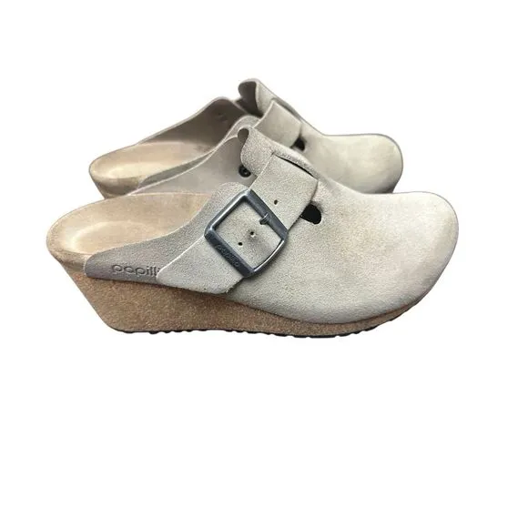 Papillio By Birkenstock Fanny Comfort Wedge Clogs Sz39 US 8.5