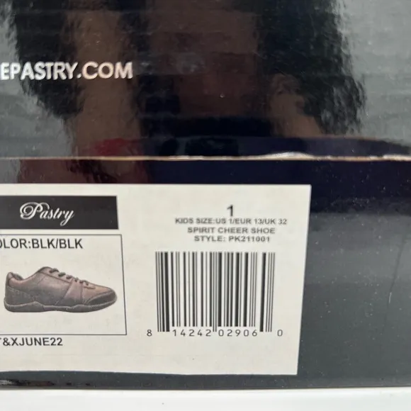 Pastry Spirit Cheerleading Cheer Shoe Children Black