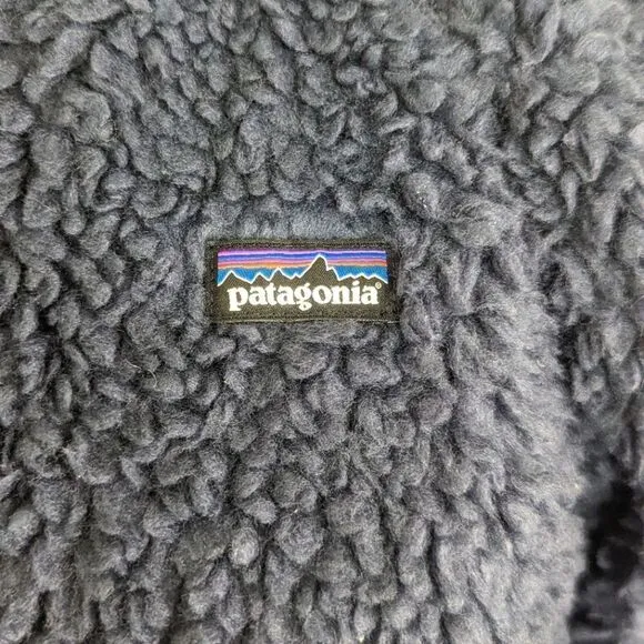 Patagonia Blue Fuzzy Retro-X Bomber Jacket sz L / 12 EUC