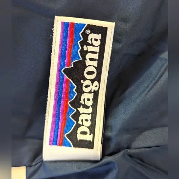 Patagonia Blue Fuzzy Retro-X Bomber Jacket sz L / 12 EUC
