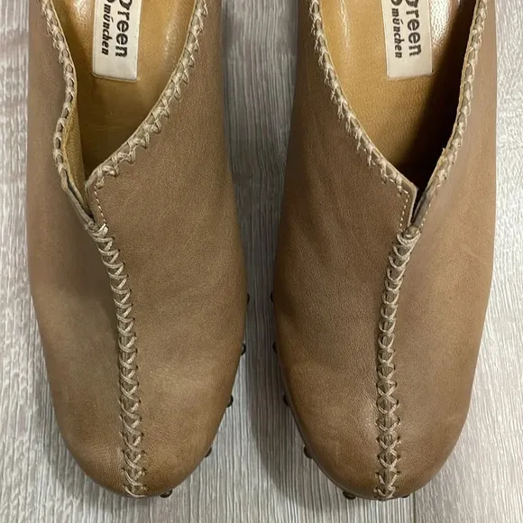 Paul Green Leather Sport Nubuck Mule Clogs UK 5 (US 7.5)