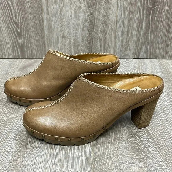 Paul Green Leather Sport Nubuck Mule Clogs UK 5 (US 7.5)