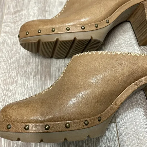 Paul Green Leather Sport Nubuck Mule Clogs UK 5 (US 7.5)