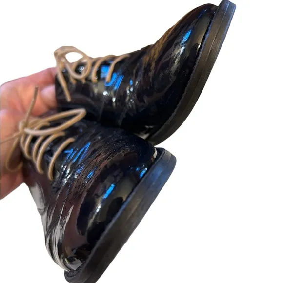 Paul Green Patent Leather Wingtip Oxfords