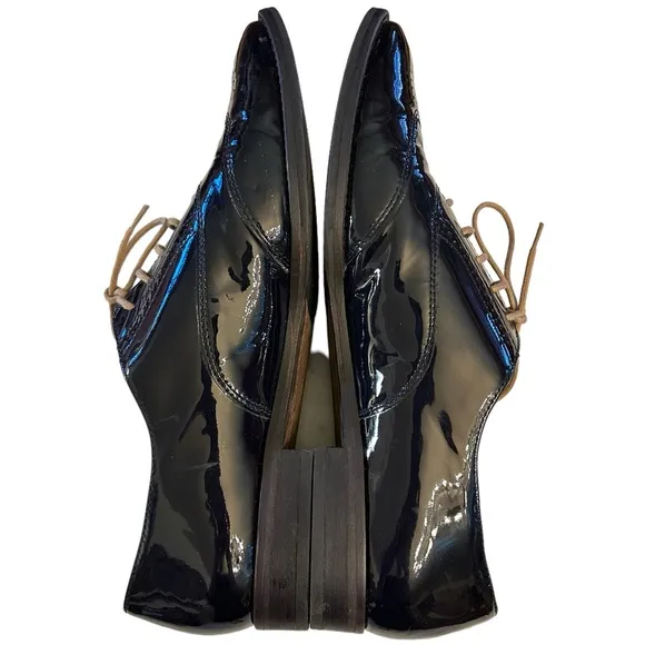 Paul Green Patent Leather Wingtip Oxfords