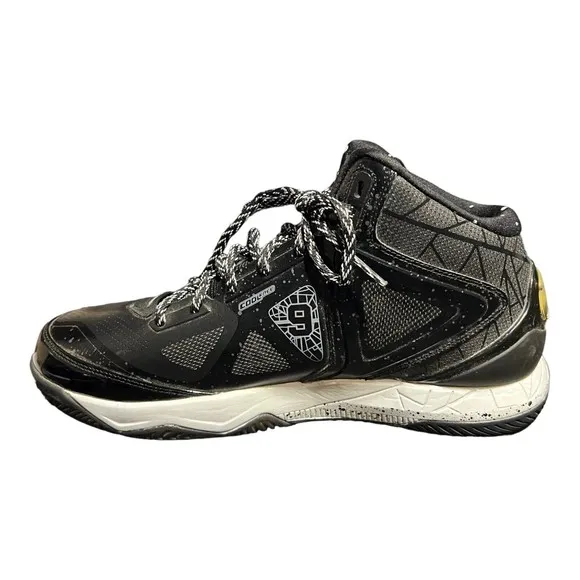 Peak Tony Parker Spurs TP9 3 III NBA Black Basketball Shoes Men’s Size 10.5