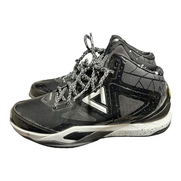 Peak Tony Parker Spurs TP9 3 III NBA Black Basketball Shoes Men’s Size 10.5