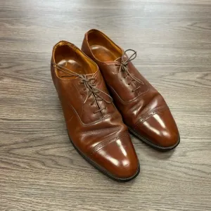 Peal &amp; Co Brooks Brothers The Curzon Walnut Cap Toe Oxfords 9 C