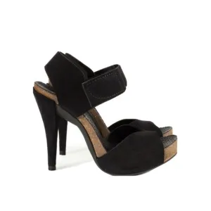 Pedro Garcia peony ankle strap suede Heels