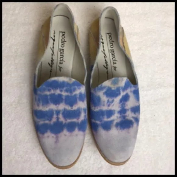 Pedro Garcia Raquel Allegro Yoshi Tie Dye Casual Slip Ons Size 37 / 6.5