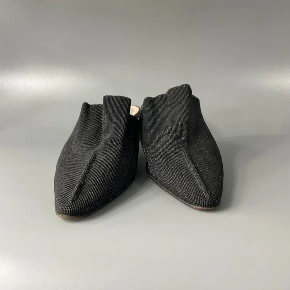 Philippe Model Kitten Heel Mules, Size 37.5