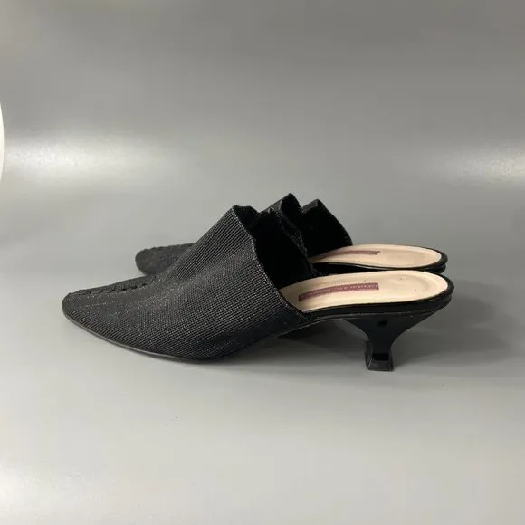 Philippe Model Kitten Heel Mules, Size 37.5