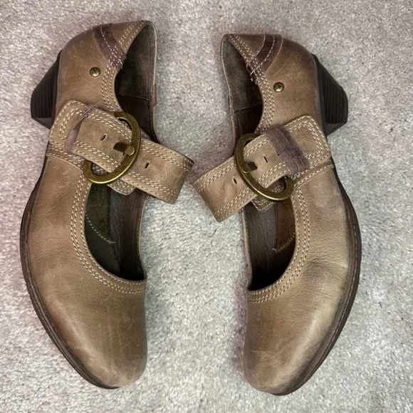 PIKOLINOS Kitten Heels Mary Jane Style Buckle Sz 39 EU 8.5 - 9 US