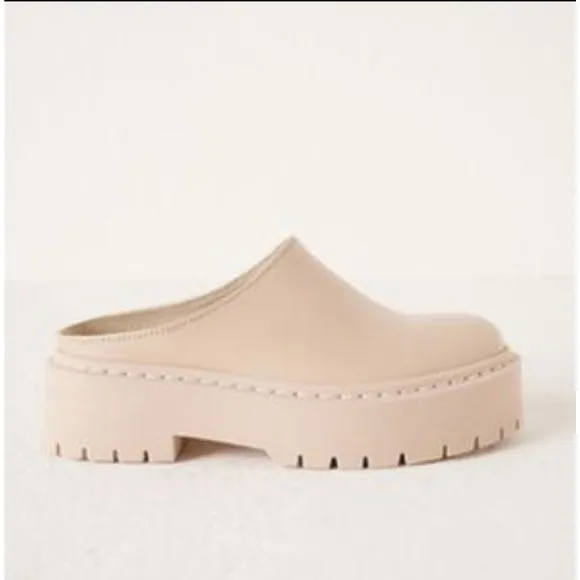 Pilcro Chunky Leather Clogs - New 38 (EU) (US) 7.5-8.0 US