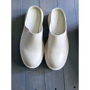 Pilcro Chunky Leather Clogs - New 38 (EU) (US) 7.5-8.0 US
