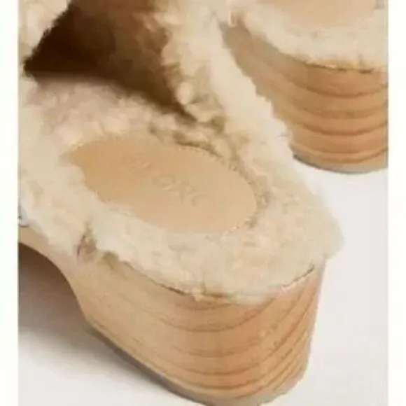 Pilcro Shearling-Lined Clogs US 8