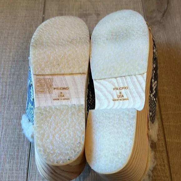 Pilcro Shearling-Lined Clogs US 8