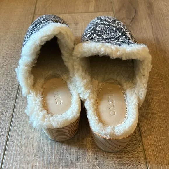 Pilcro Shearling-Lined Clogs US 8