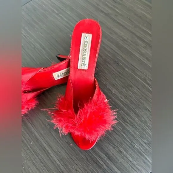 Pinup Vintage feather heels