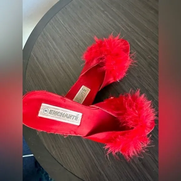Pinup Vintage feather heels