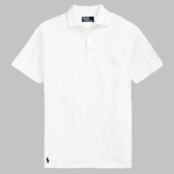 Polo Ralph Lauren Men's Classic Fit Cotton Polo Shirt White Size XL (MSRP $148)