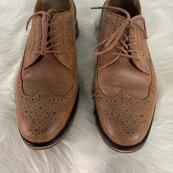 Polo Ralph Lauren Moseley Wingtip Oxfords Size 8