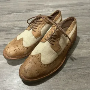Polo Ralph Lauren Torrington Brown Leather Wingtip Loafers Oxfords