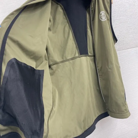 Polo Sport Ralph Lauren Olive Performance cycle Vest Full-Zip Mens Small
