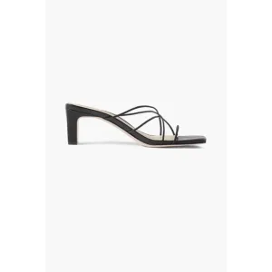 PORTE &amp; PAIRE Leather Mules
