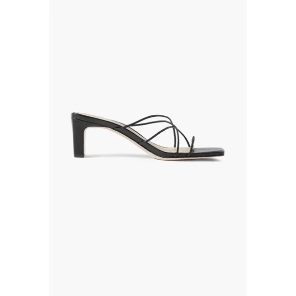 PORTE &amp; PAIRE Leather Mules