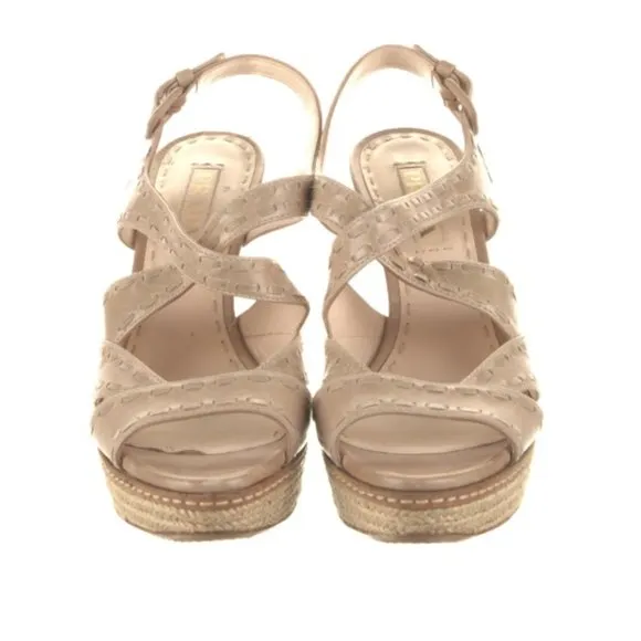 Prada Leather Slingback heels