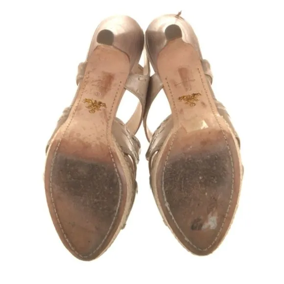 Prada Leather Slingback heels