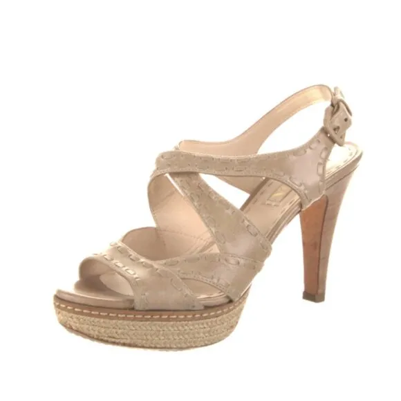 Prada Leather Slingback heels
