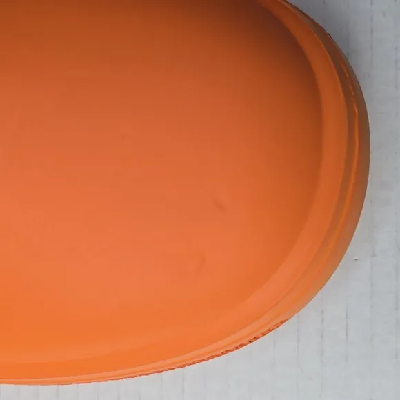 Prada Orange Tangerine Rubber Flat Mules