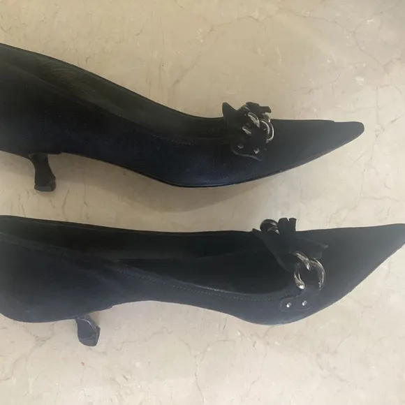 Prada Suede Kitten Heels